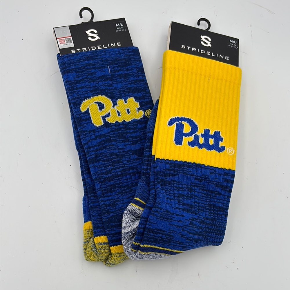 Unisex Strideline PITT Panthers NCAA Licensed Crew‎ Socks